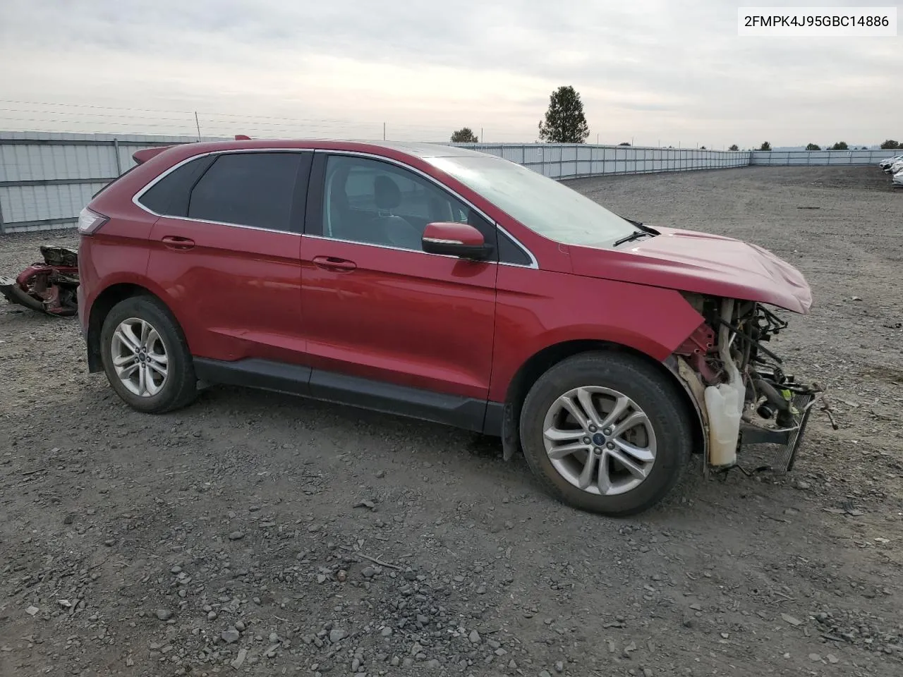 2016 Ford Edge Sel VIN: 2FMPK4J95GBC14886 Lot: 75911684