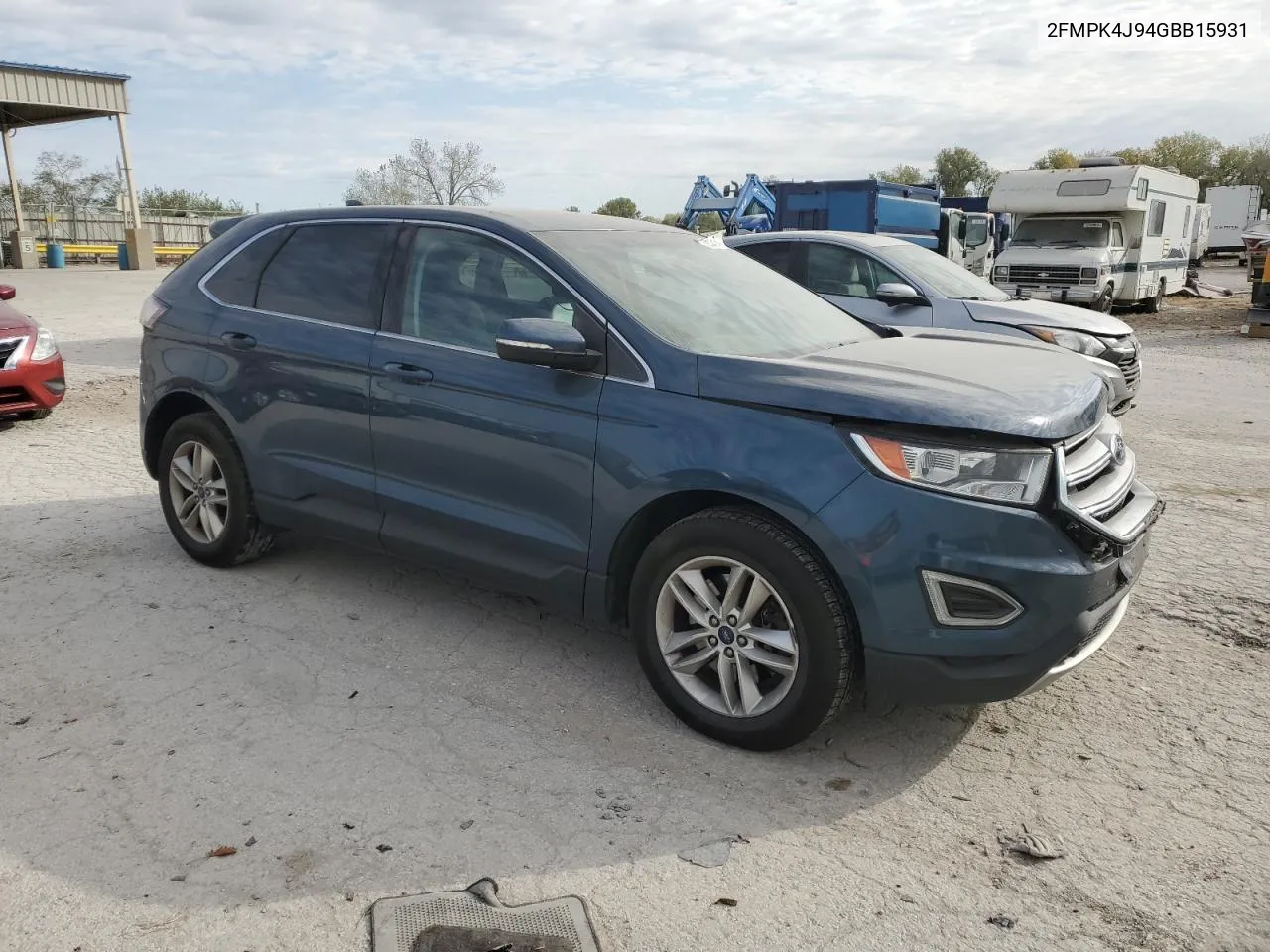 2016 Ford Edge Sel VIN: 2FMPK4J94GBB15931 Lot: 75939014