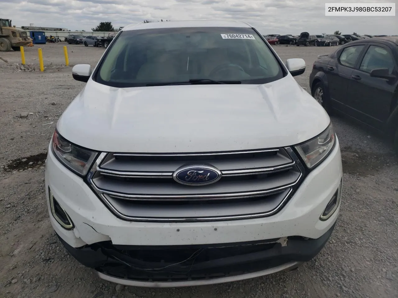 2016 Ford Edge Sel VIN: 2FMPK3J98GBC53207 Lot: 76042714