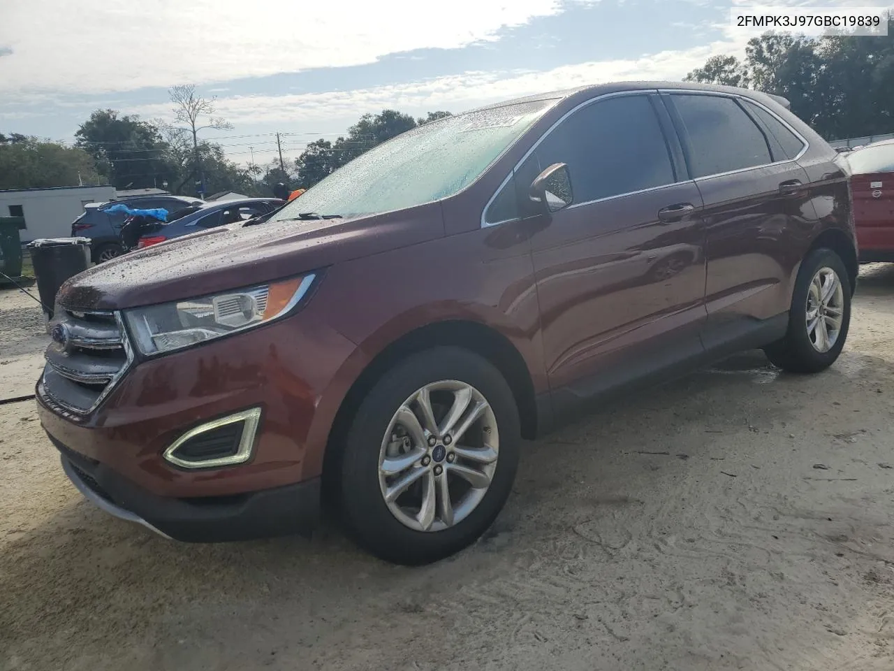 2016 Ford Edge Sel VIN: 2FMPK3J97GBC19839 Lot: 76262324