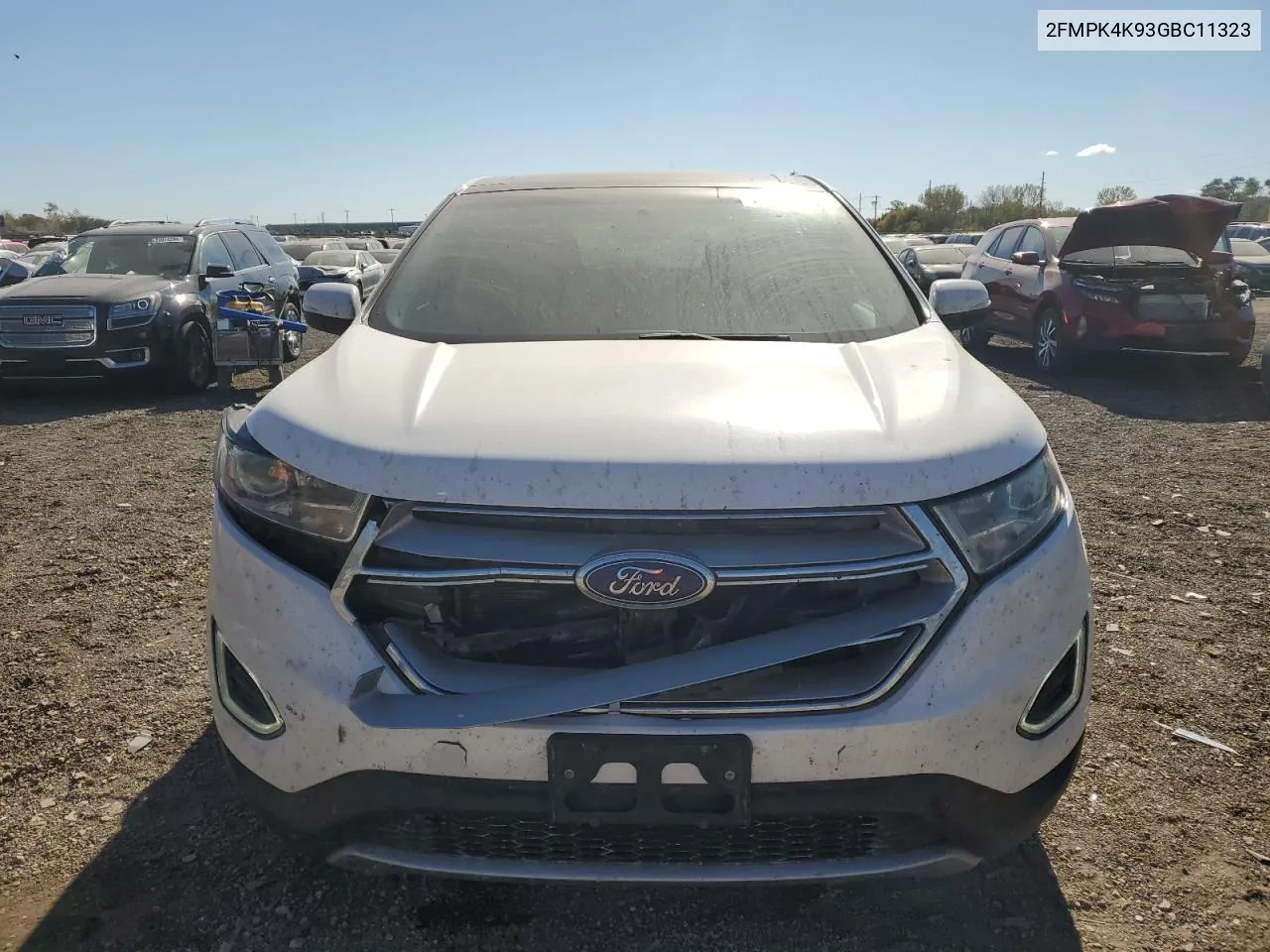 2016 Ford Edge Titanium VIN: 2FMPK4K93GBC11323 Lot: 76263484