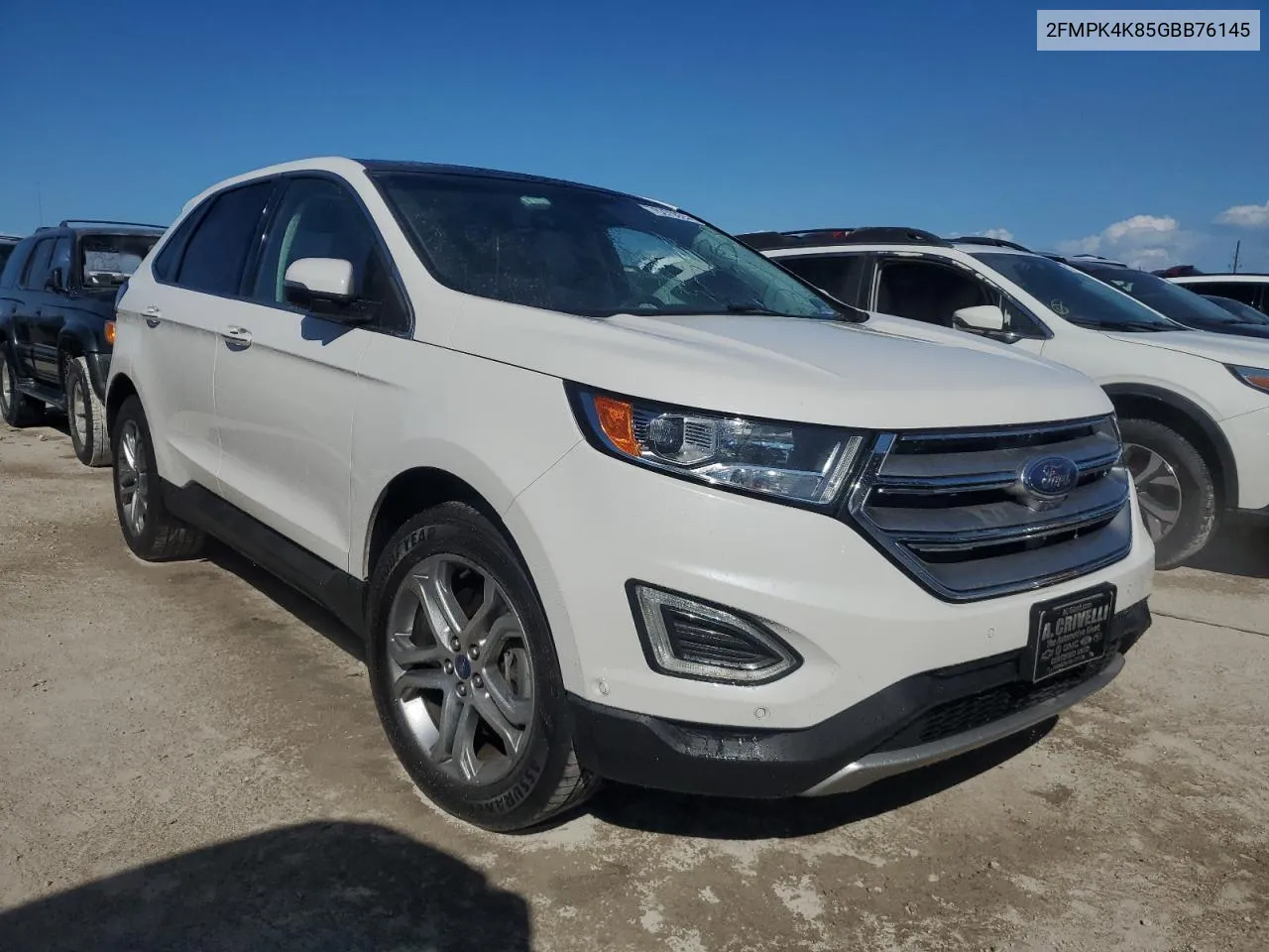 2016 Ford Edge Titanium VIN: 2FMPK4K85GBB76145 Lot: 76375034