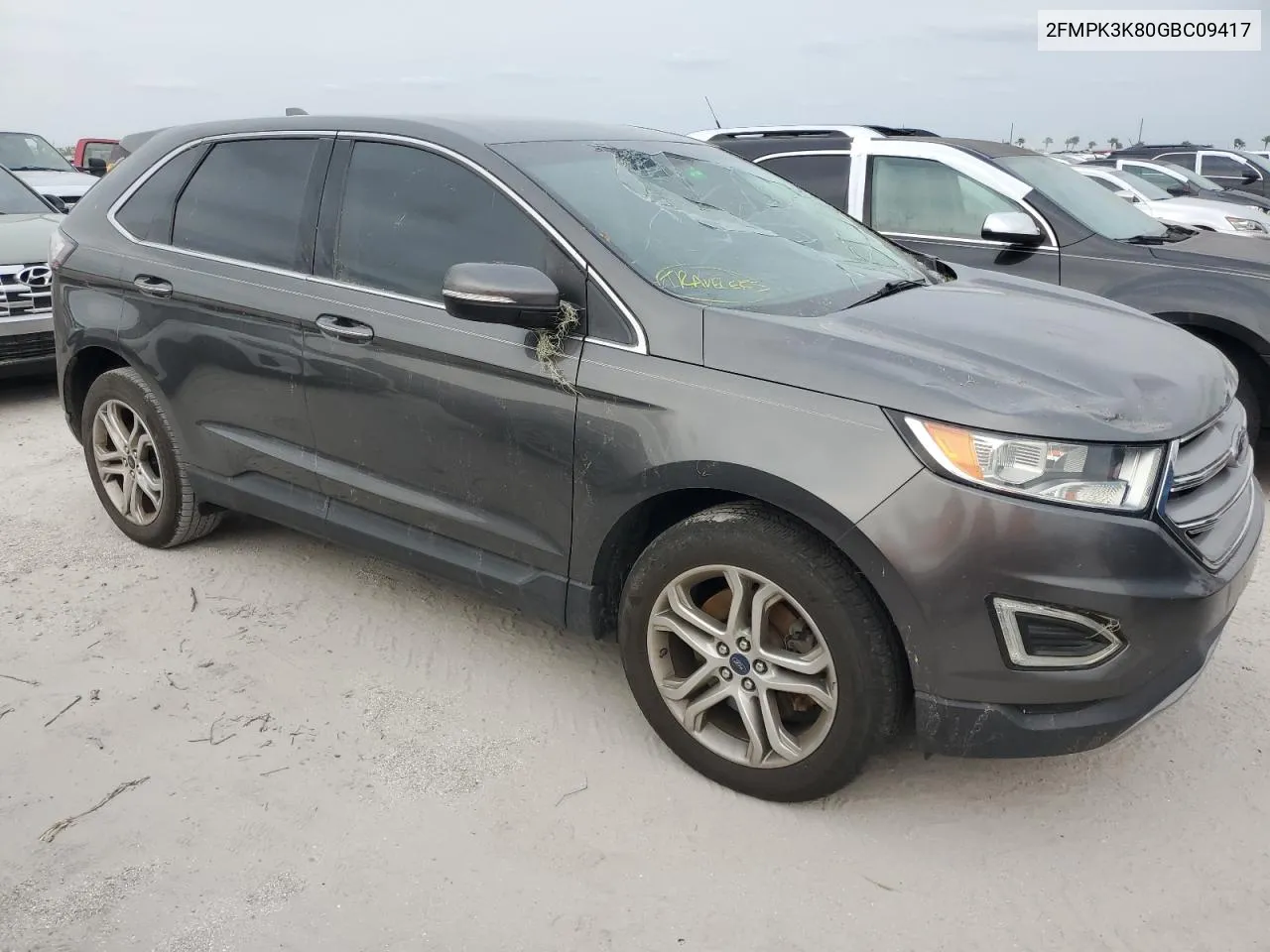 2016 Ford Edge Titanium VIN: 2FMPK3K80GBC09417 Lot: 76549434