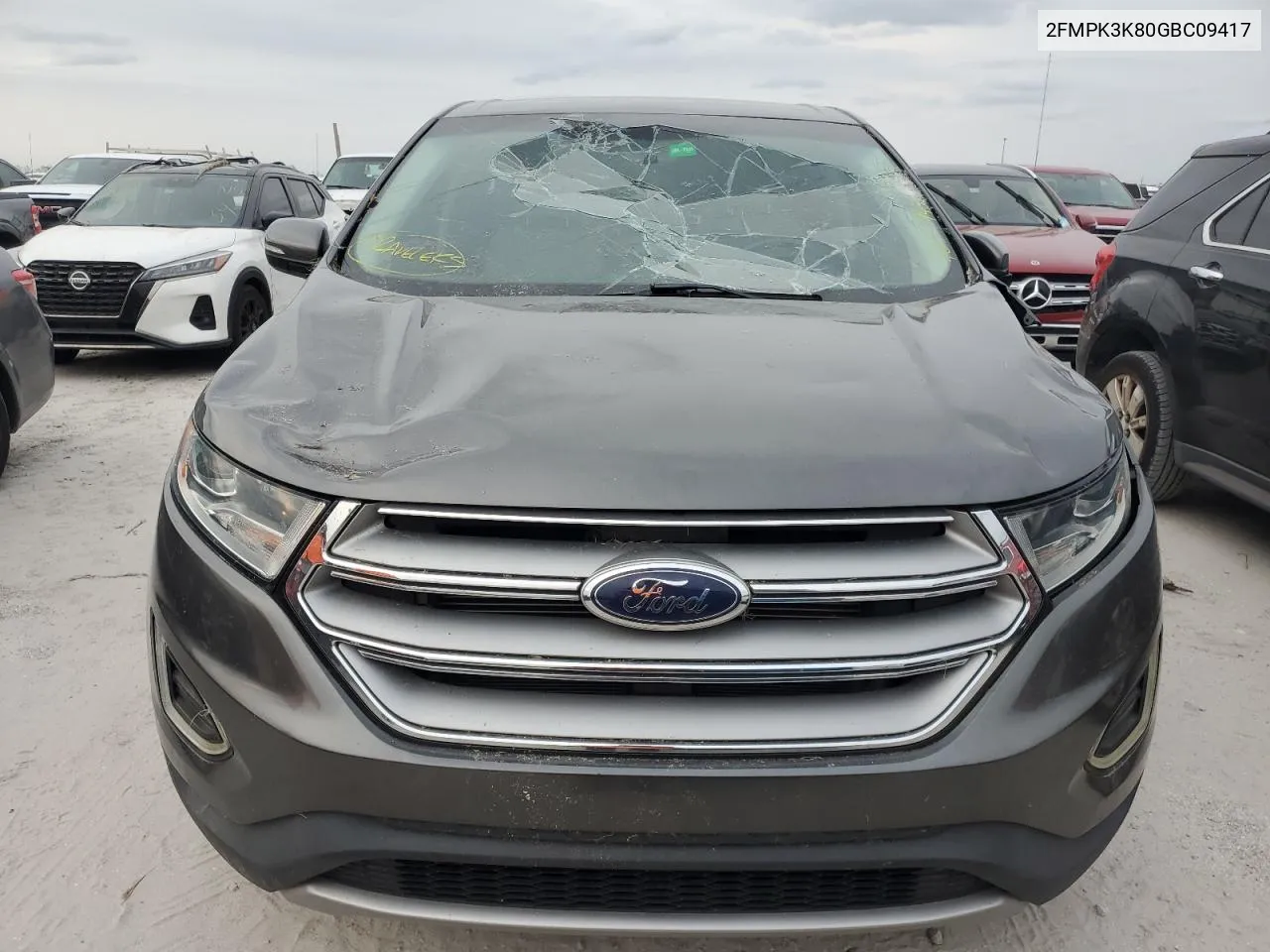 2016 Ford Edge Titanium VIN: 2FMPK3K80GBC09417 Lot: 76549434