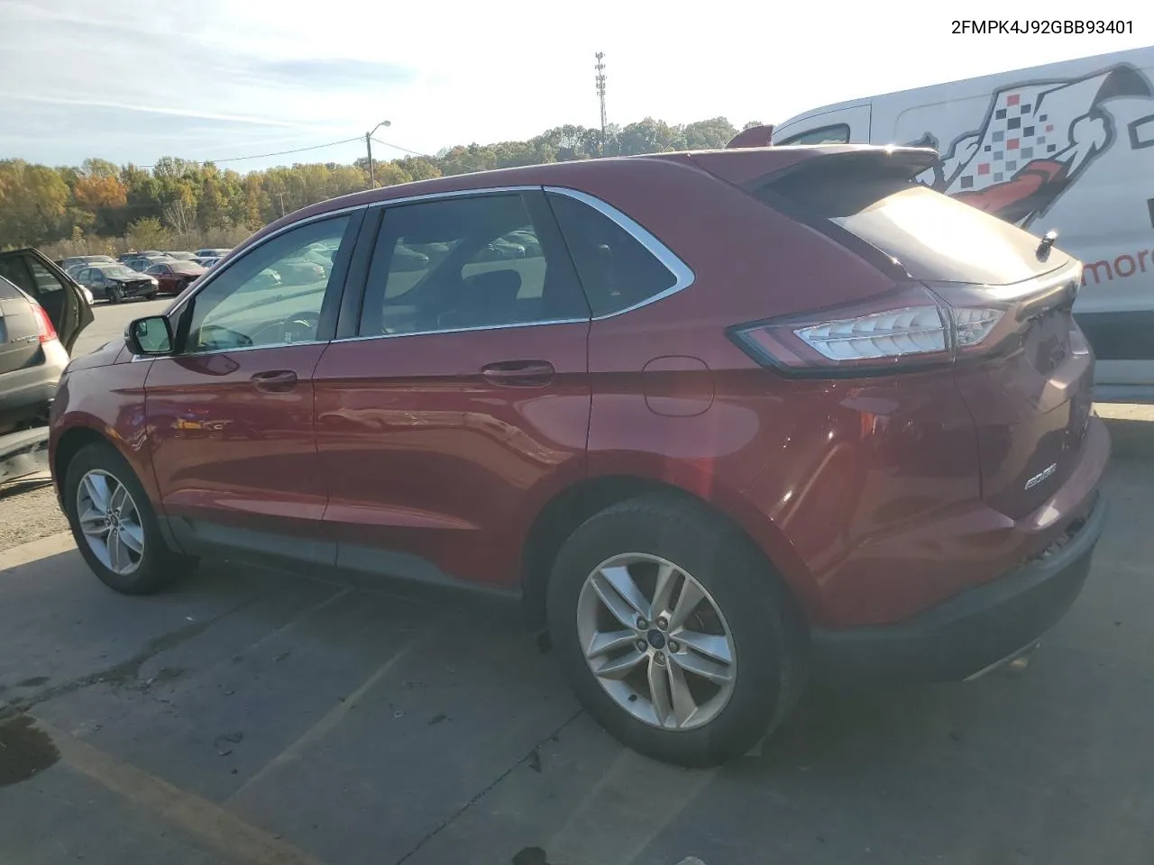 2016 Ford Edge Sel VIN: 2FMPK4J92GBB93401 Lot: 77440124