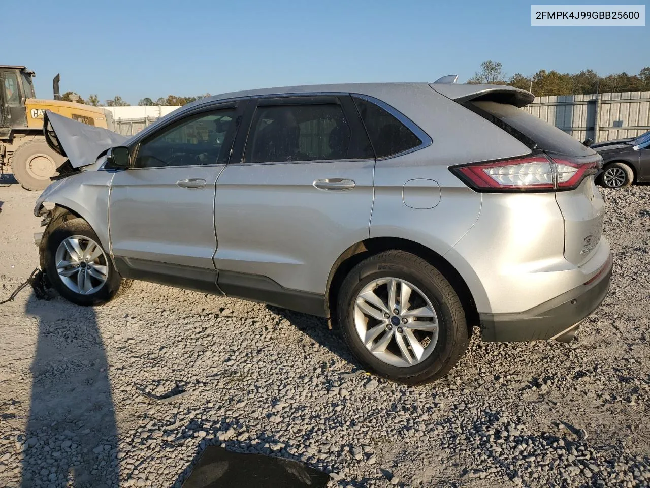 2016 Ford Edge Sel VIN: 2FMPK4J99GBB25600 Lot: 77661014