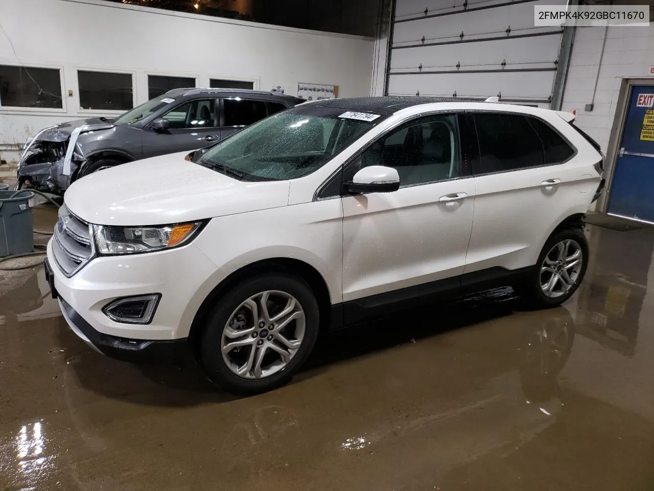 2016 Ford Edge Titanium VIN: 2FMPK4K92GBC11670 Lot: 77841794