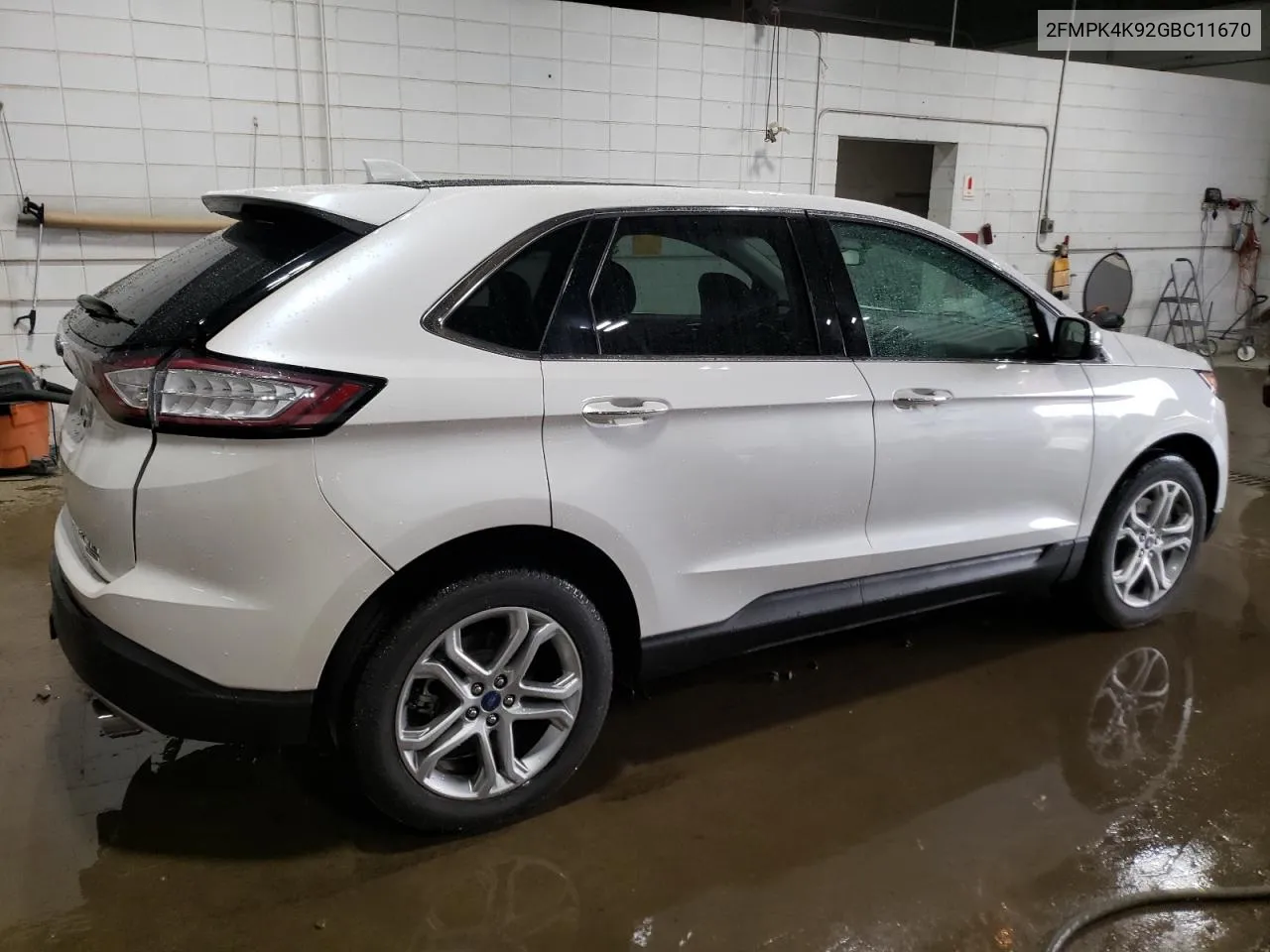 2016 Ford Edge Titanium VIN: 2FMPK4K92GBC11670 Lot: 77841794