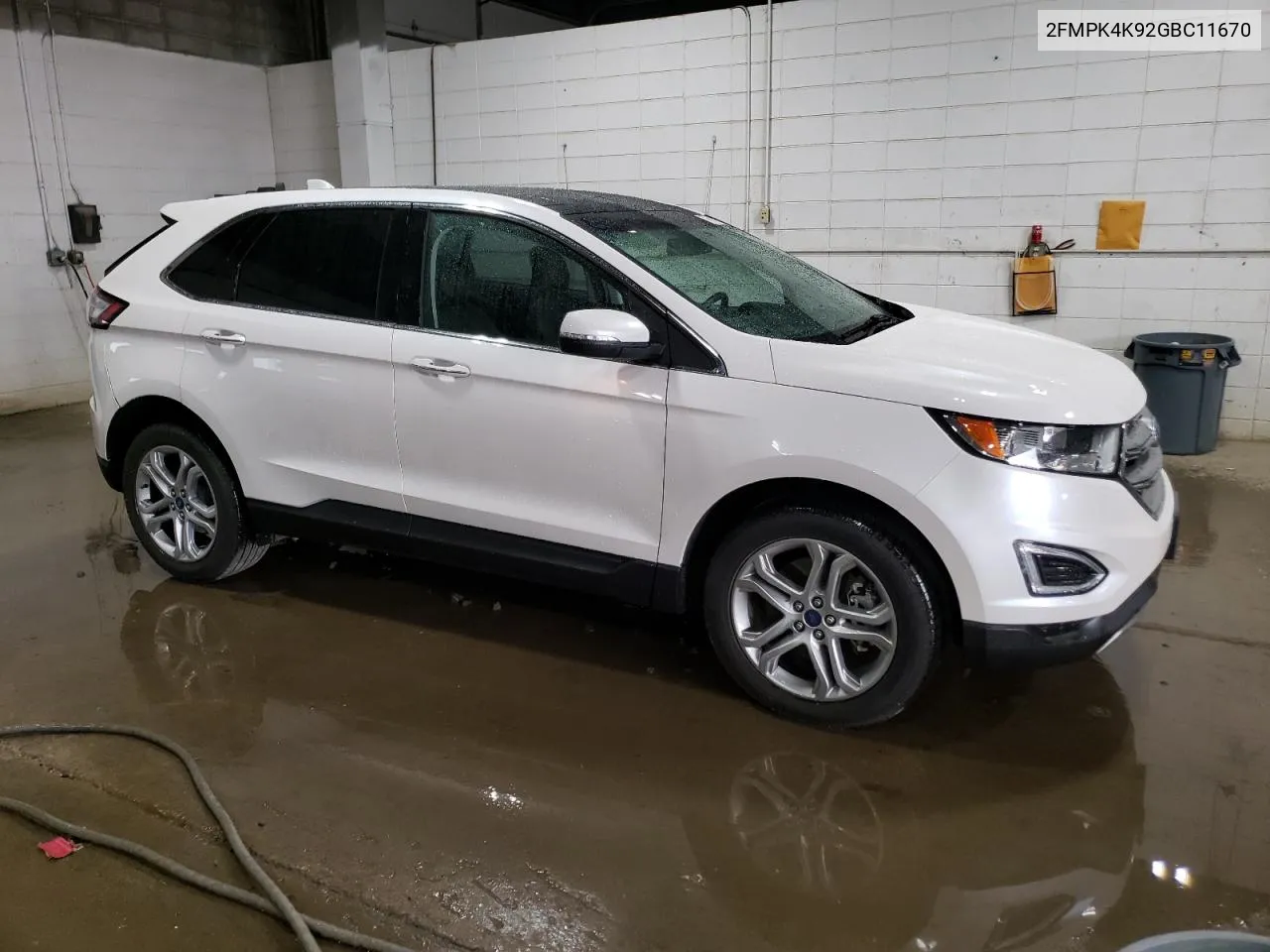 2016 Ford Edge Titanium VIN: 2FMPK4K92GBC11670 Lot: 77841794