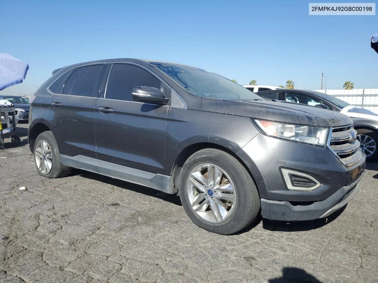 2016 Ford Edge Sel VIN: 2FMPK4J92GBC00198 Lot: 77912244