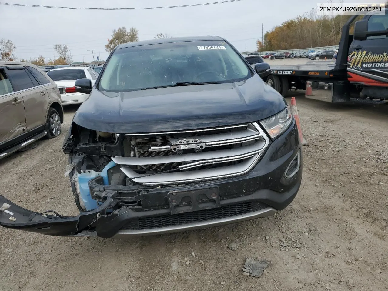 2016 Ford Edge Sel VIN: 2FMPK4J92GBC50261 Lot: 77954724