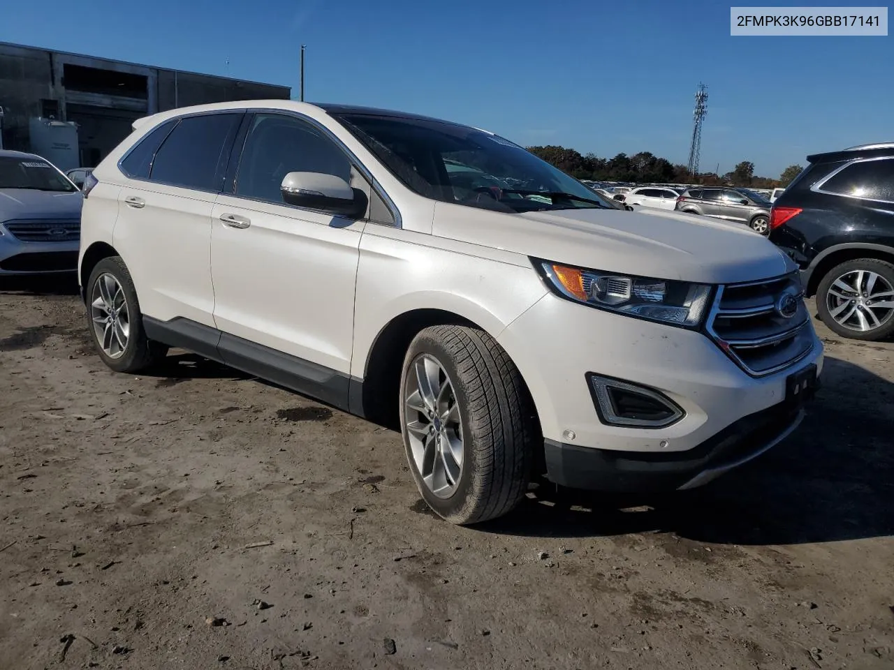 2016 Ford Edge Titanium VIN: 2FMPK3K96GBB17141 Lot: 78019624