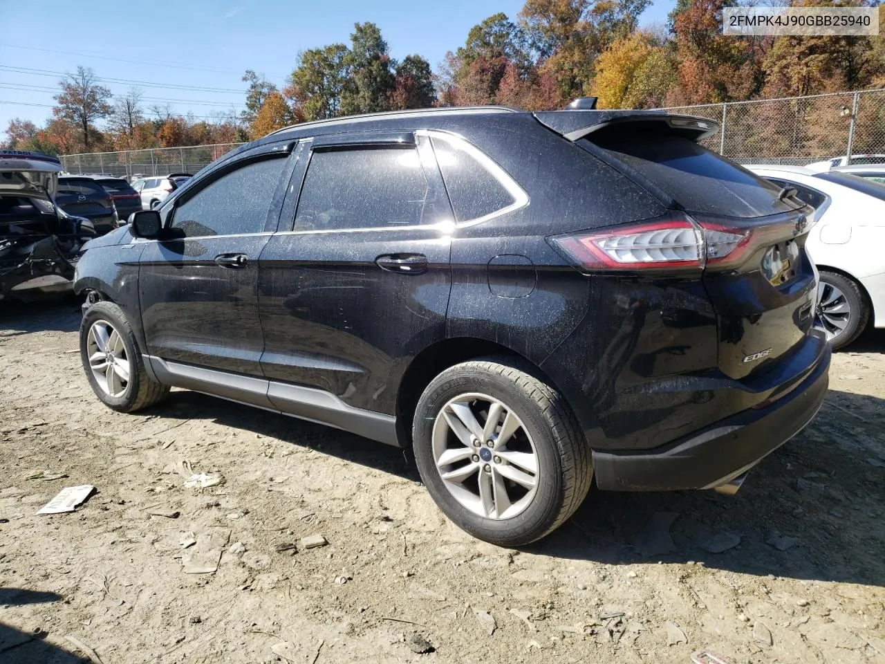 2016 Ford Edge Sel VIN: 2FMPK4J90GBB25940 Lot: 78083264