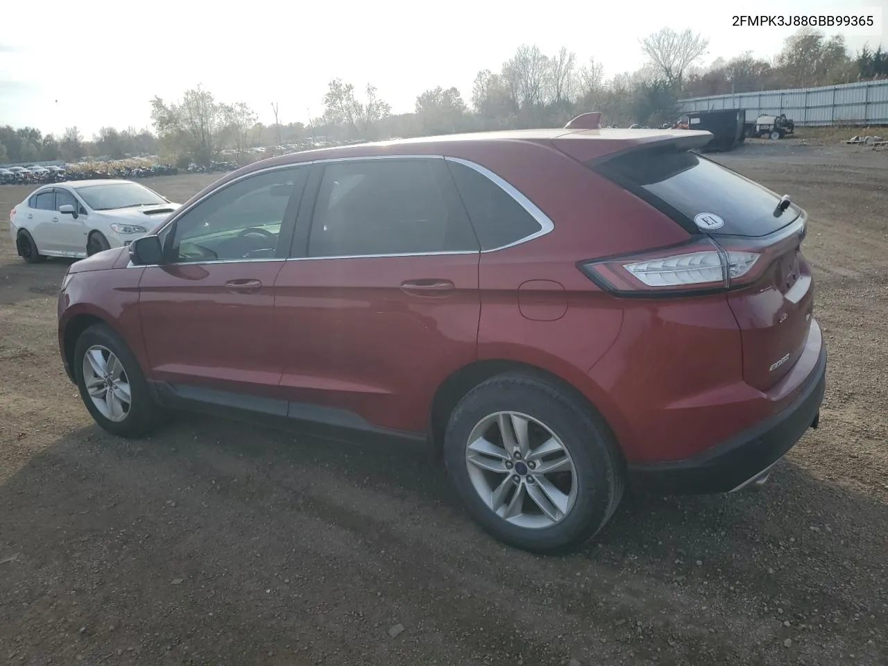 2016 Ford Edge Sel VIN: 2FMPK3J88GBB99365 Lot: 78163084