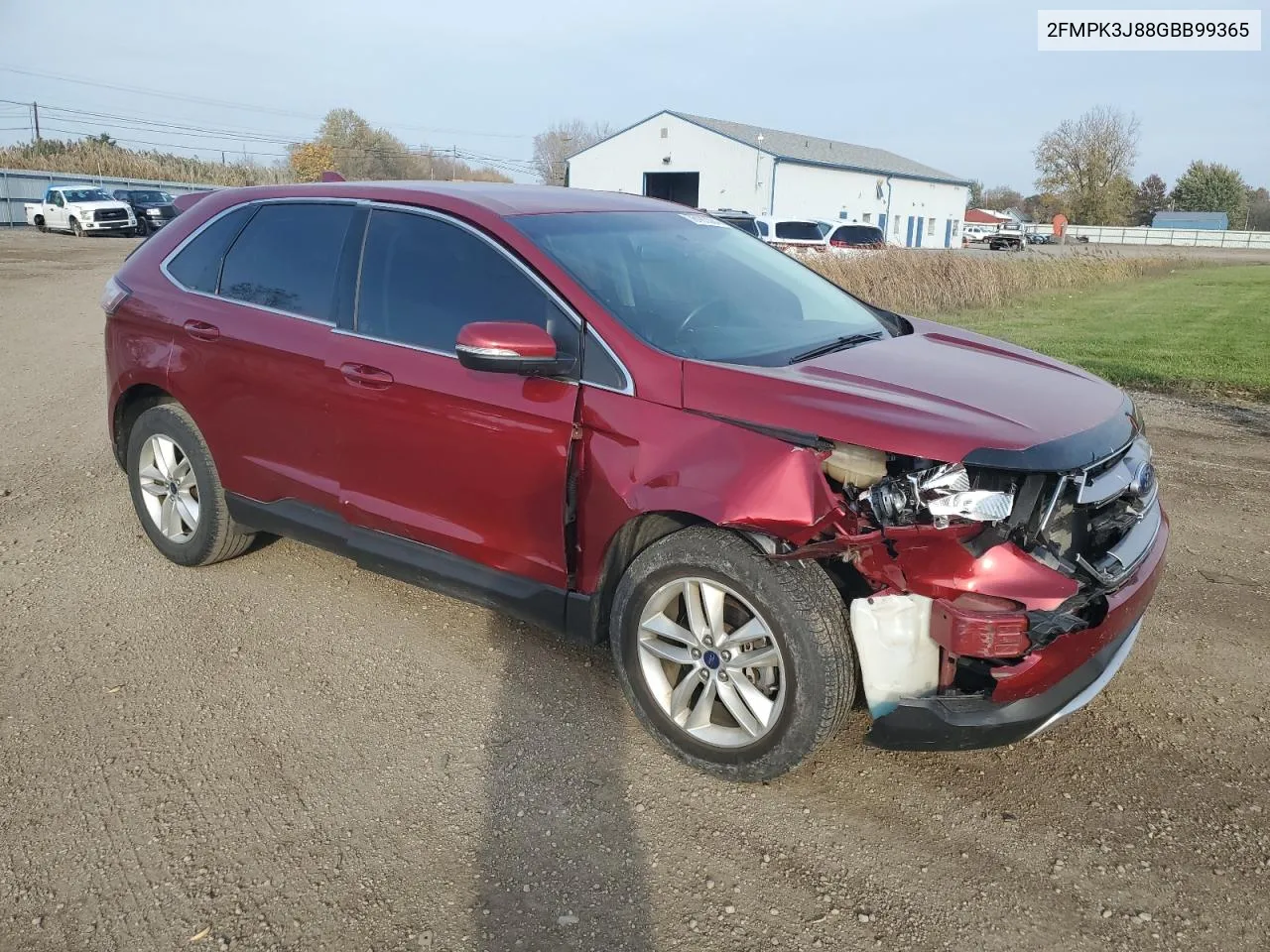 2016 Ford Edge Sel VIN: 2FMPK3J88GBB99365 Lot: 78163084