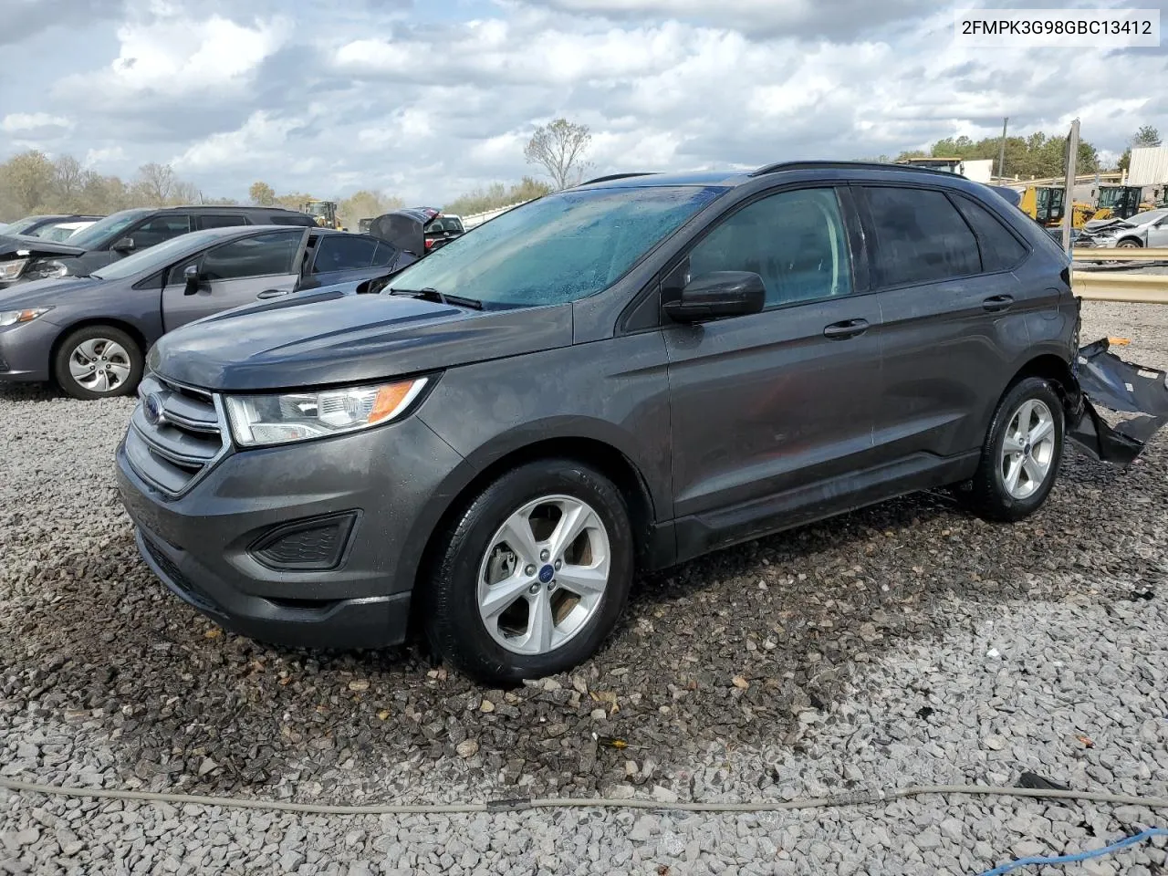 2016 Ford Edge Se VIN: 2FMPK3G98GBC13412 Lot: 78247644