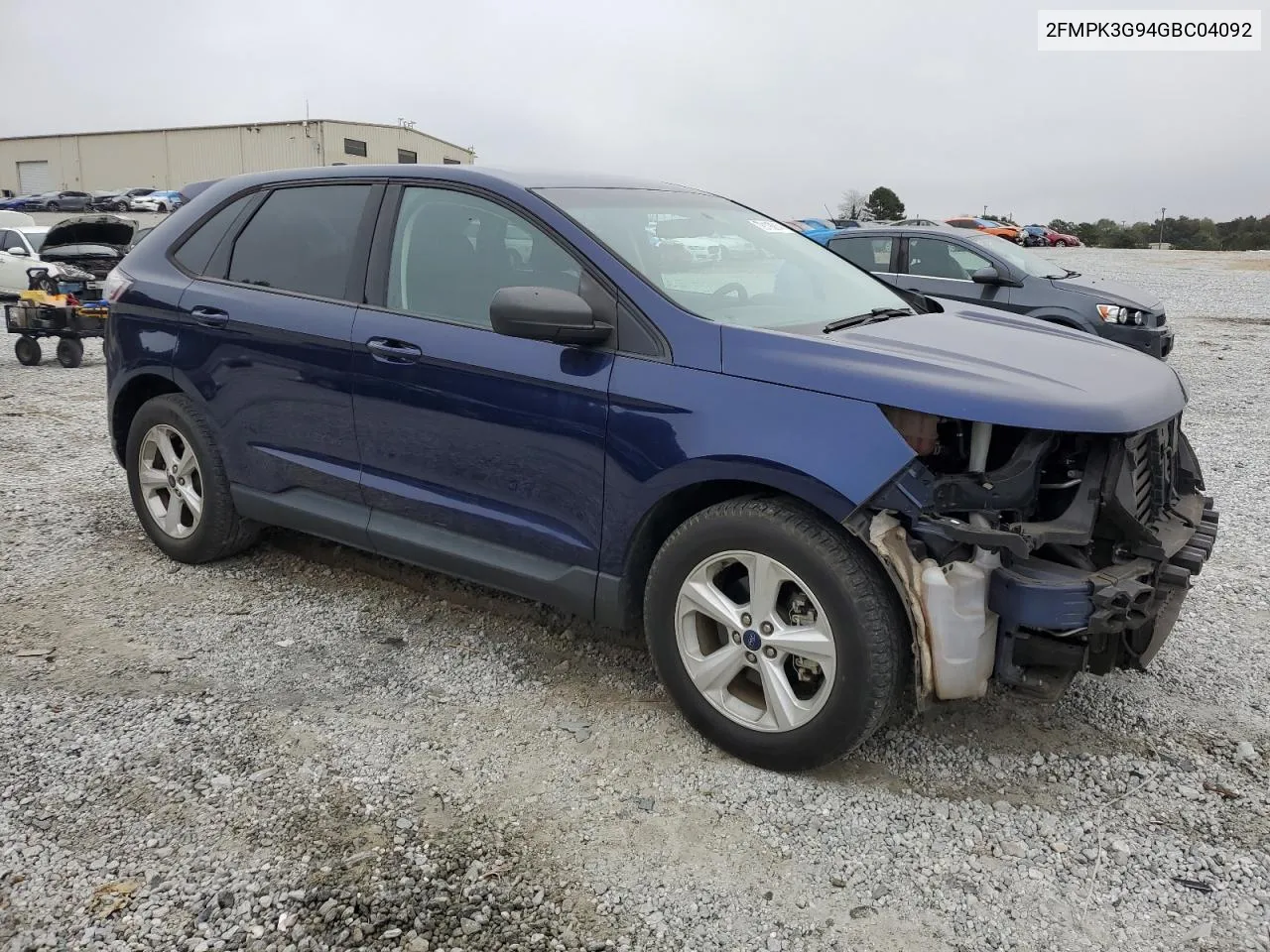 2016 Ford Edge Se VIN: 2FMPK3G94GBC04092 Lot: 79110814