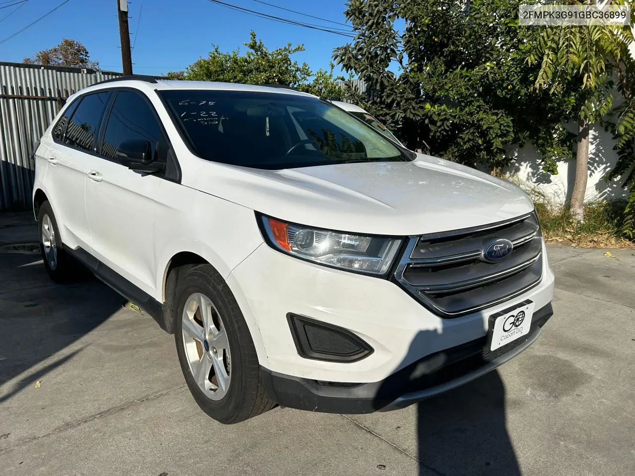 2016 Ford Edge Se VIN: 2FMPK3G91GBC36899 Lot: 79168024