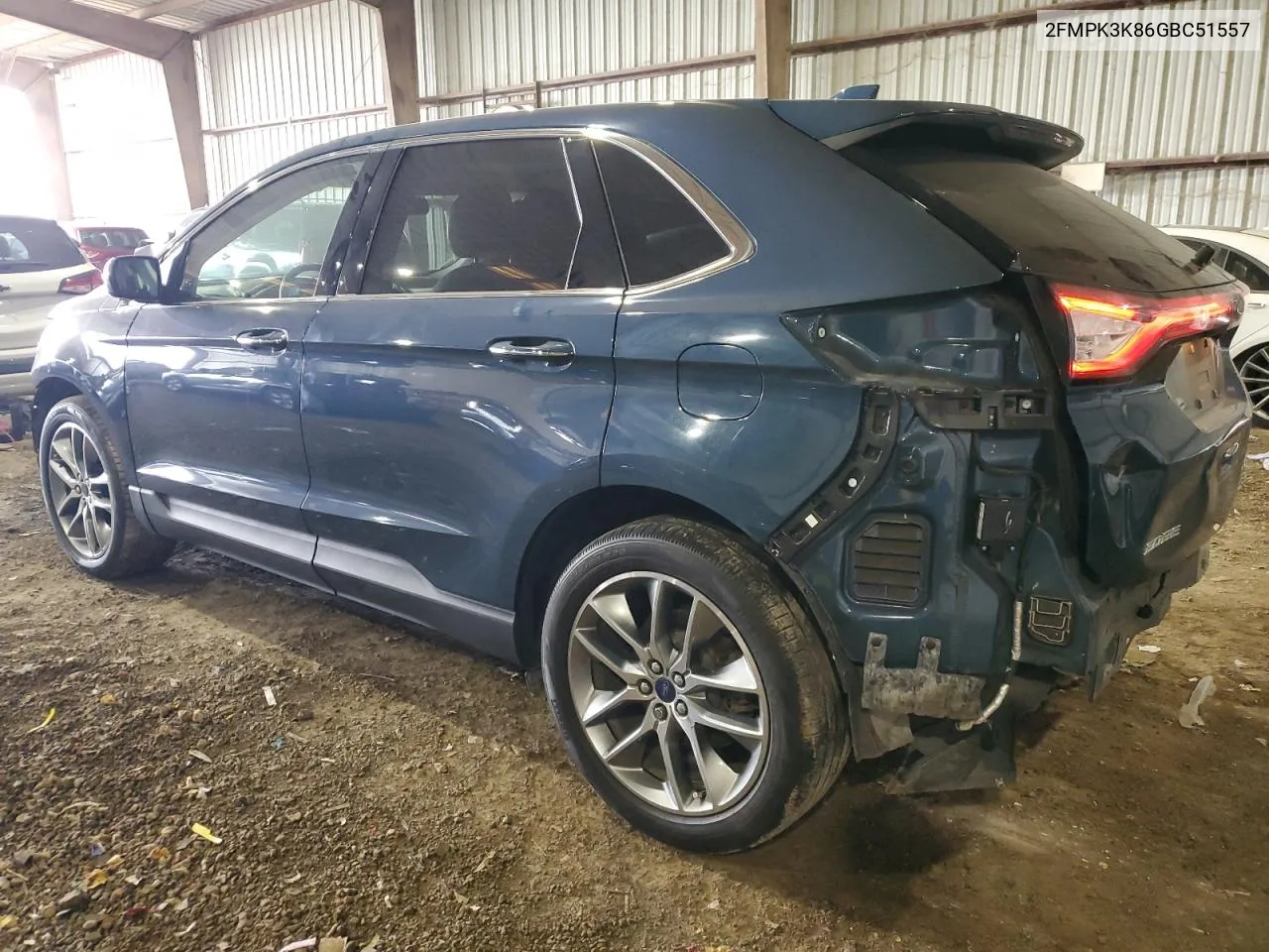 2016 Ford Edge Titanium VIN: 2FMPK3K86GBC51557 Lot: 79547944