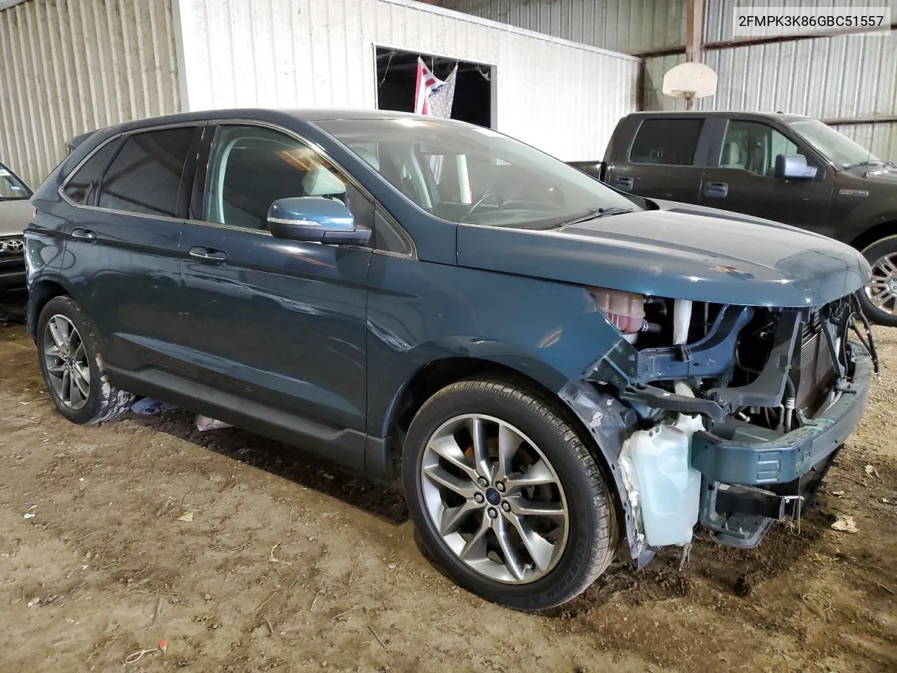 2016 Ford Edge Titanium VIN: 2FMPK3K86GBC51557 Lot: 79547944