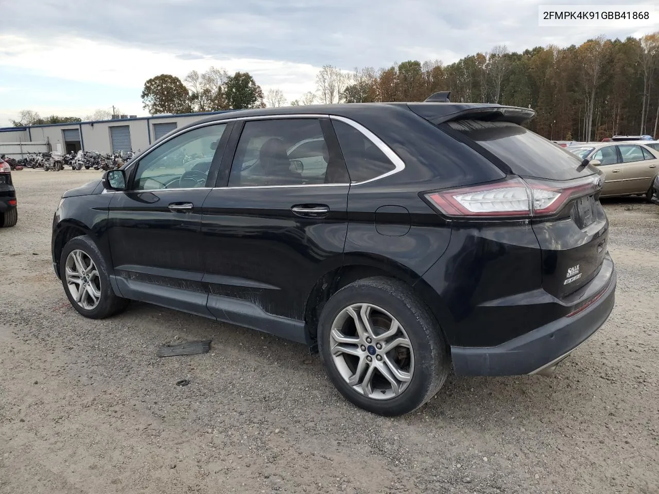 2016 Ford Edge Titanium VIN: 2FMPK4K91GBB41868 Lot: 79814244