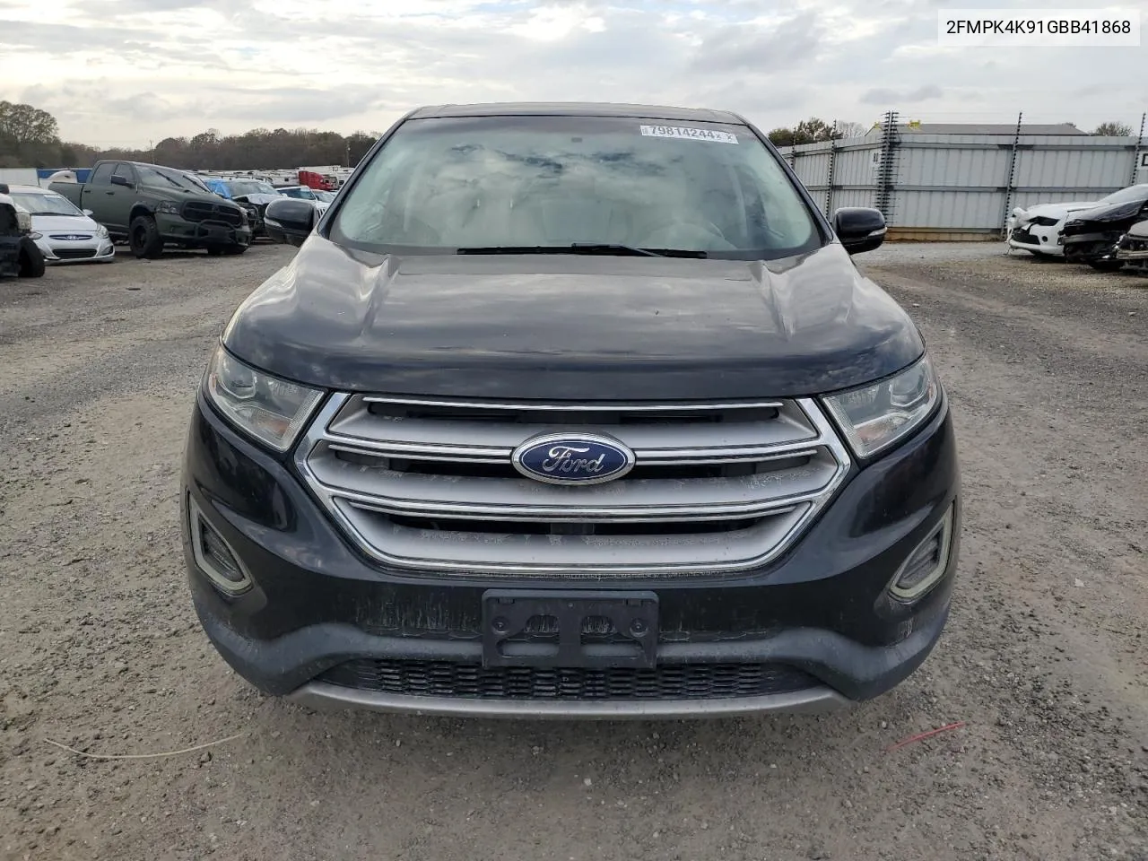 2016 Ford Edge Titanium VIN: 2FMPK4K91GBB41868 Lot: 79814244