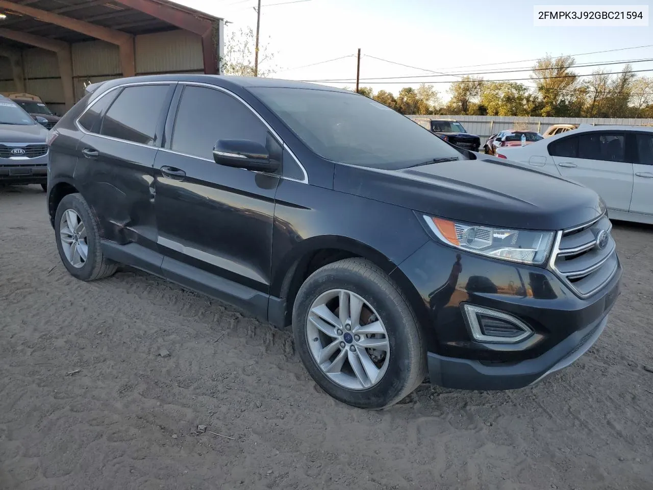 2016 Ford Edge Sel VIN: 2FMPK3J92GBC21594 Lot: 80500874