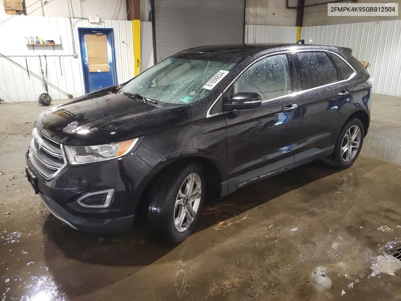 2016 Ford Edge Titanium VIN: 2FMPK4K95GBB12504 Lot: 81098834