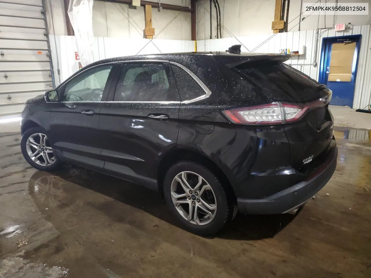 2016 Ford Edge Titanium VIN: 2FMPK4K95GBB12504 Lot: 81098834