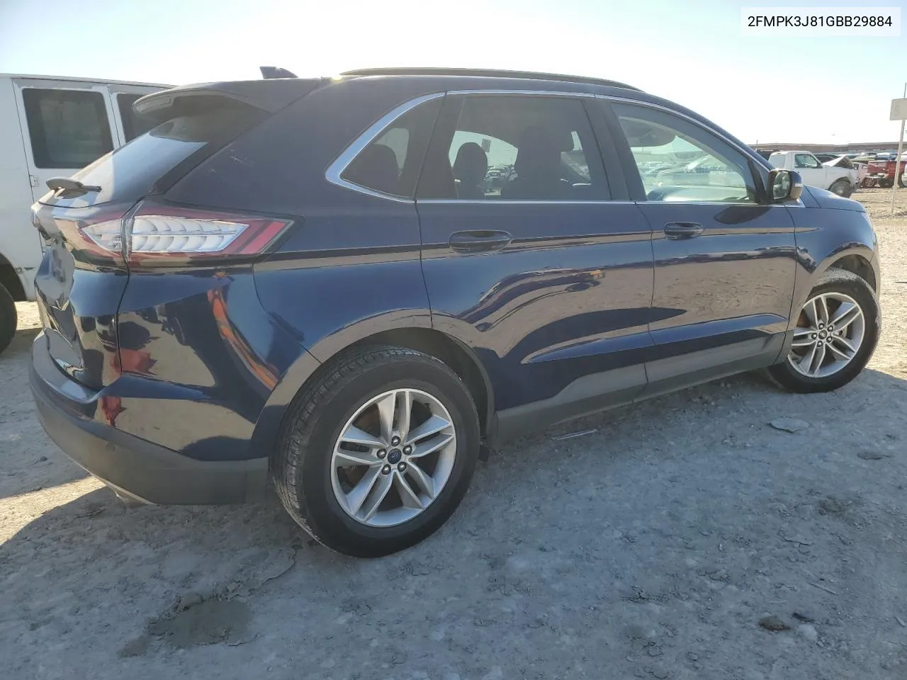 2016 Ford Edge Sel VIN: 2FMPK3J81GBB29884 Lot: 81592554