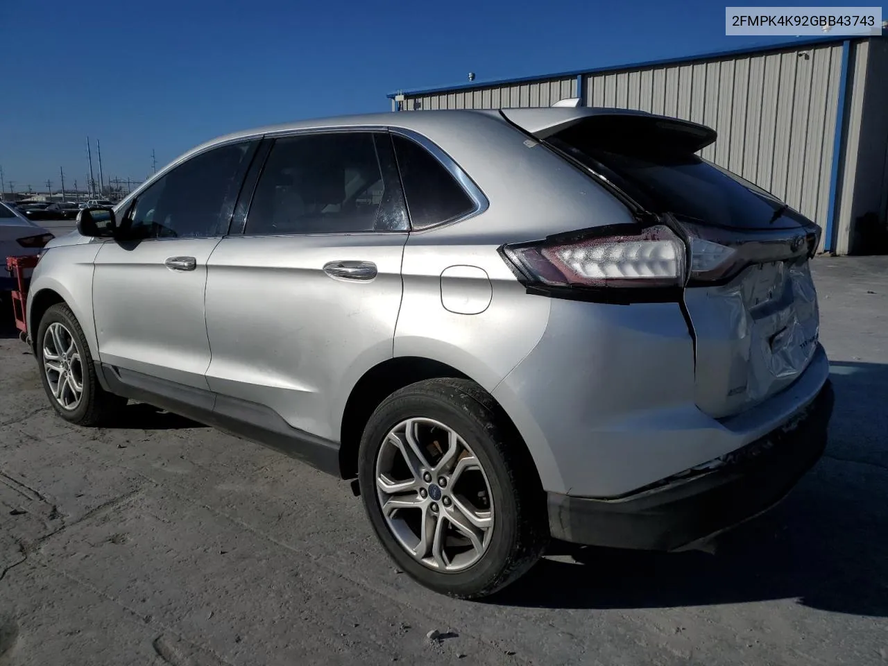 2FMPK4K92GBB43743 2016 Ford Edge Titanium