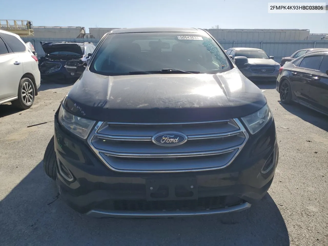 2017 Ford Edge Titanium VIN: 2FMPK4K93HBC03806 Lot: 50643634