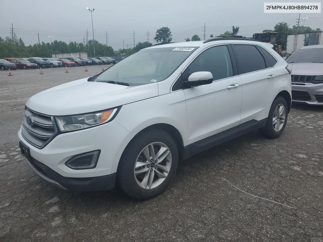 2017 Ford Edge Sel VIN: 2FMPK4J80HBB94278 Lot: 51868134