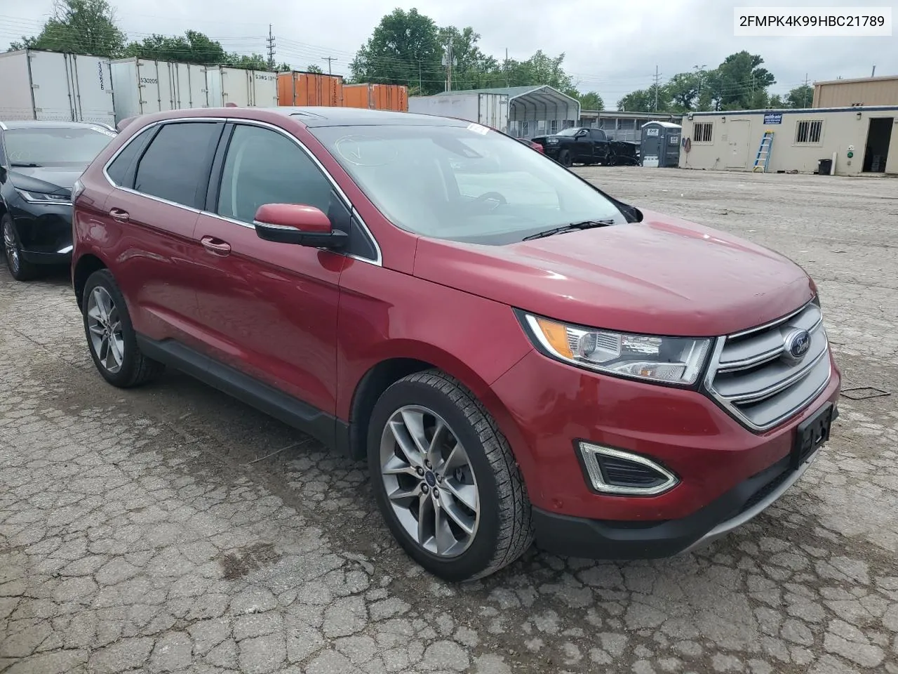 2017 Ford Edge Titanium VIN: 2FMPK4K99HBC21789 Lot: 53678894