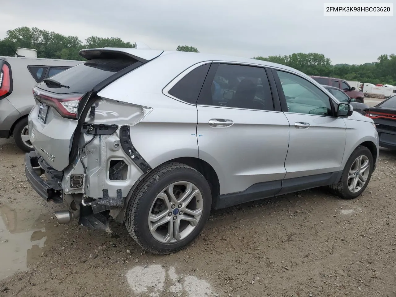 2FMPK3K98HBC03620 2017 Ford Edge Titanium