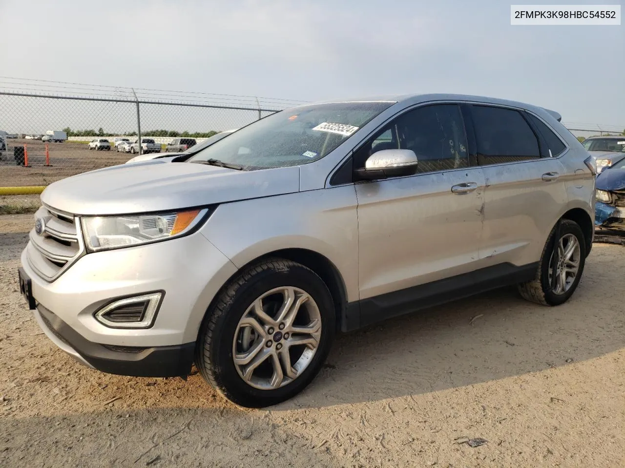 2017 Ford Edge Titanium VIN: 2FMPK3K98HBC54552 Lot: 55325524