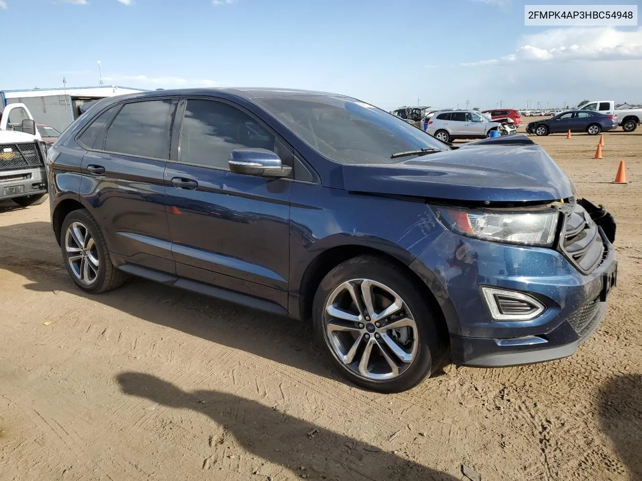 2017 Ford Edge Sport VIN: 2FMPK4AP3HBC54948 Lot: 58990254