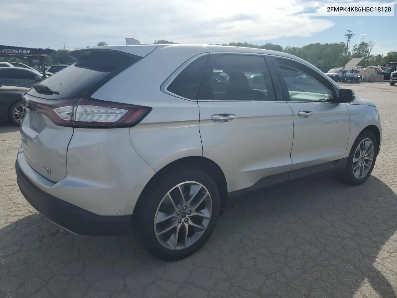 2017 Ford Edge Titanium VIN: 2FMPK4K86HBC18128 Lot: 59304254