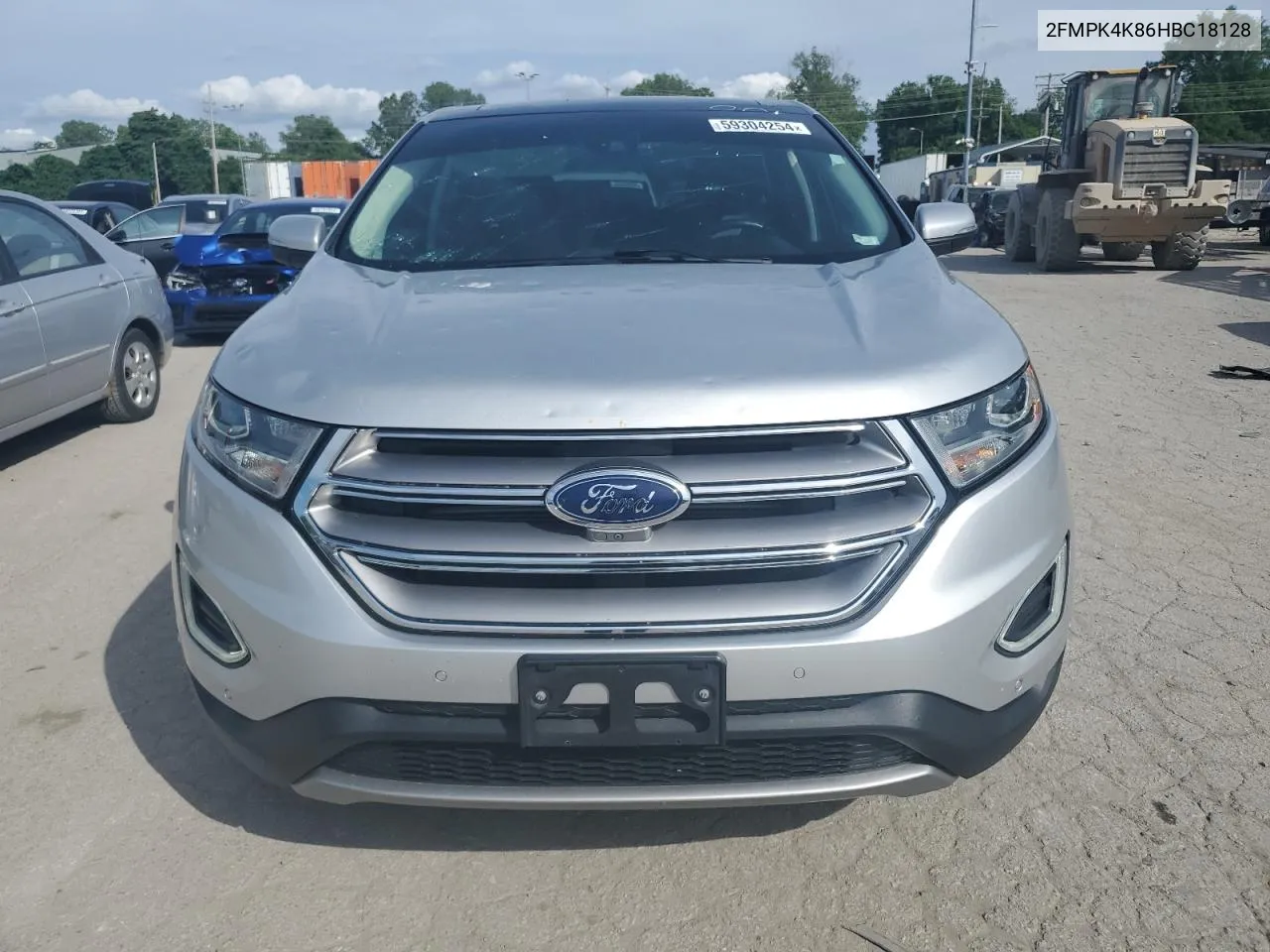 2017 Ford Edge Titanium VIN: 2FMPK4K86HBC18128 Lot: 59304254