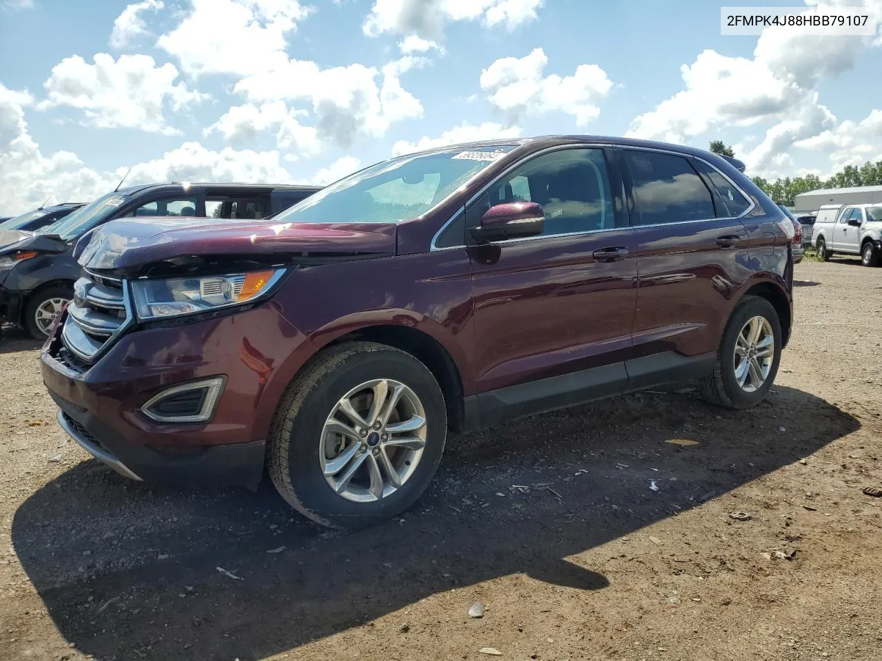 2017 Ford Edge Sel VIN: 2FMPK4J88HBB79107 Lot: 59326064