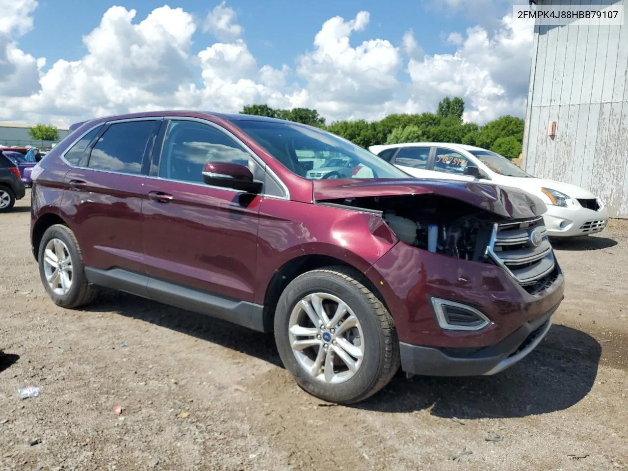 2017 Ford Edge Sel VIN: 2FMPK4J88HBB79107 Lot: 59326064