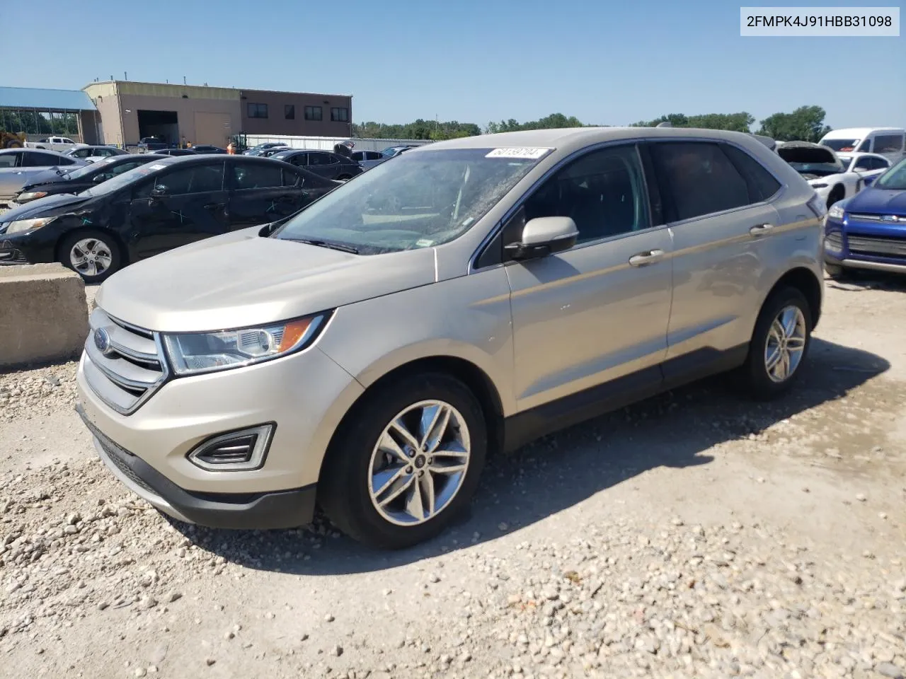 2017 Ford Edge Sel VIN: 2FMPK4J91HBB31098 Lot: 60159704