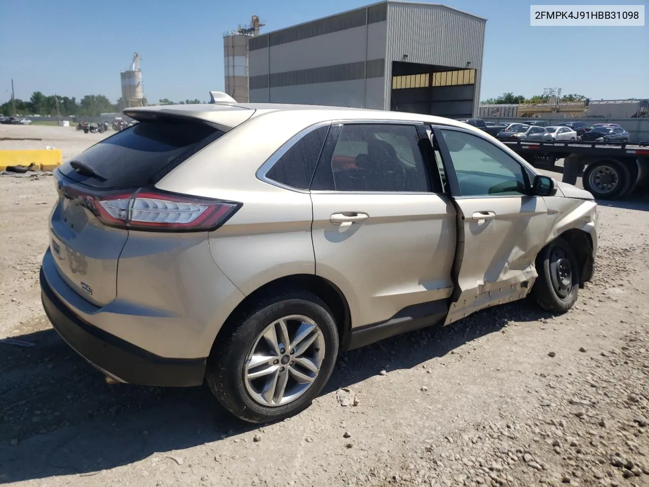 2017 Ford Edge Sel VIN: 2FMPK4J91HBB31098 Lot: 60159704