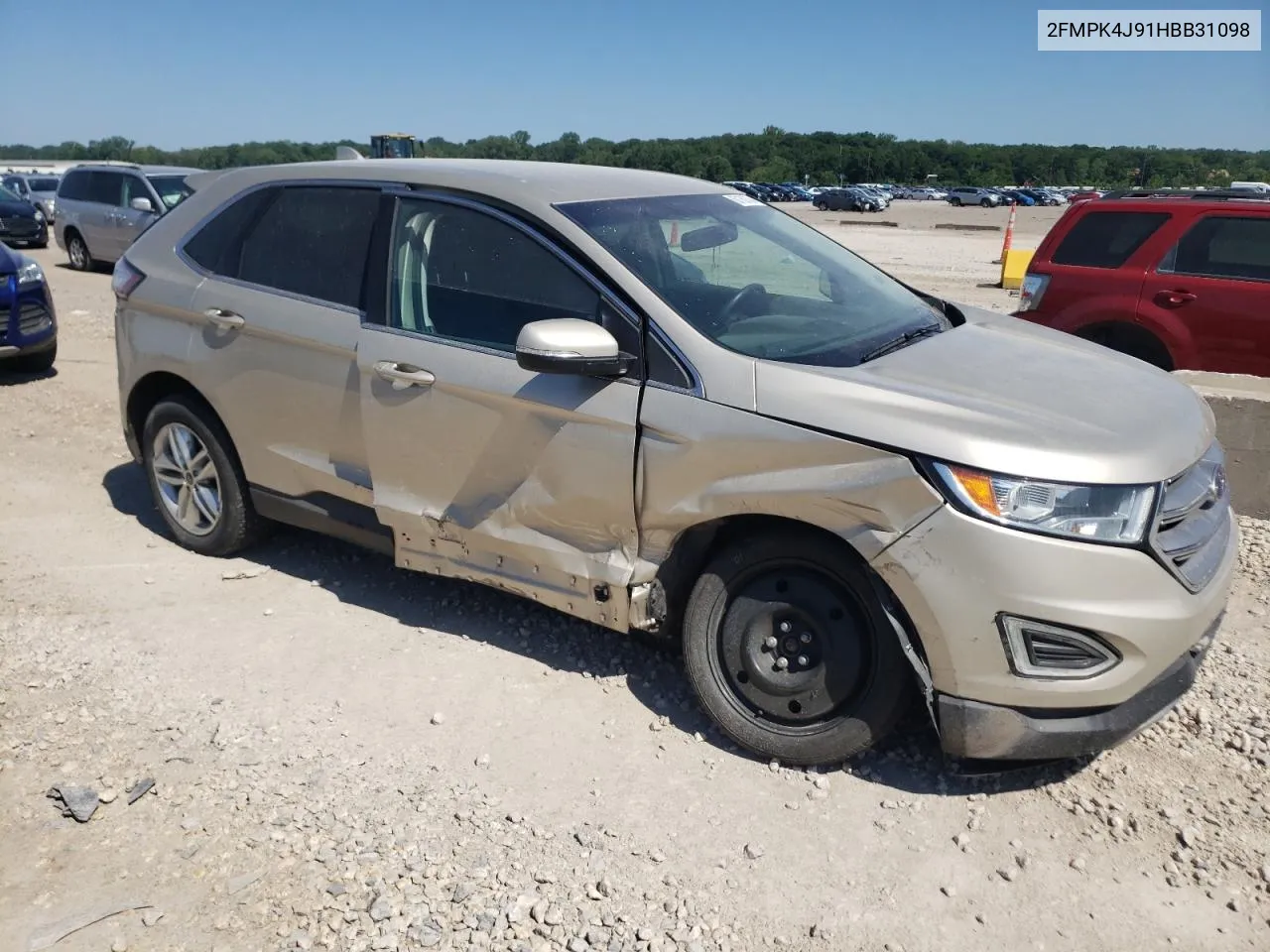 2017 Ford Edge Sel VIN: 2FMPK4J91HBB31098 Lot: 60159704