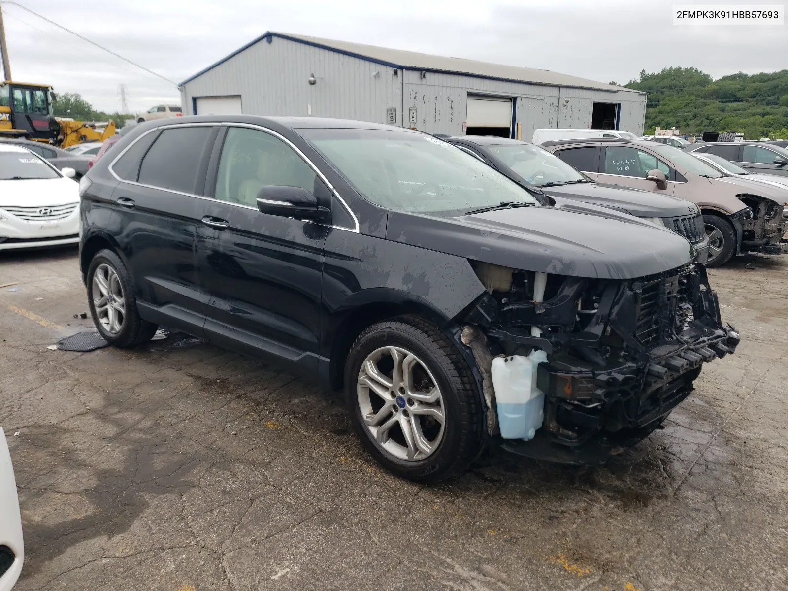 2017 Ford Edge Titanium VIN: 2FMPK3K91HBB57693 Lot: 65642294