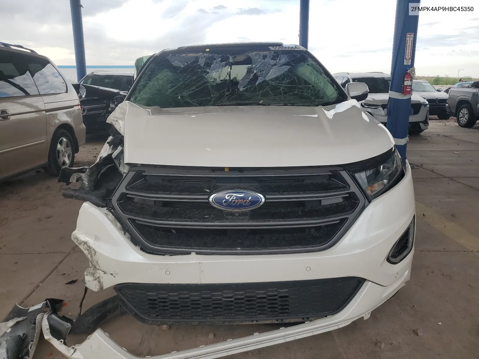 2017 Ford Edge Sport VIN: 2FMPK4AP9HBC45350 Lot: 65806664