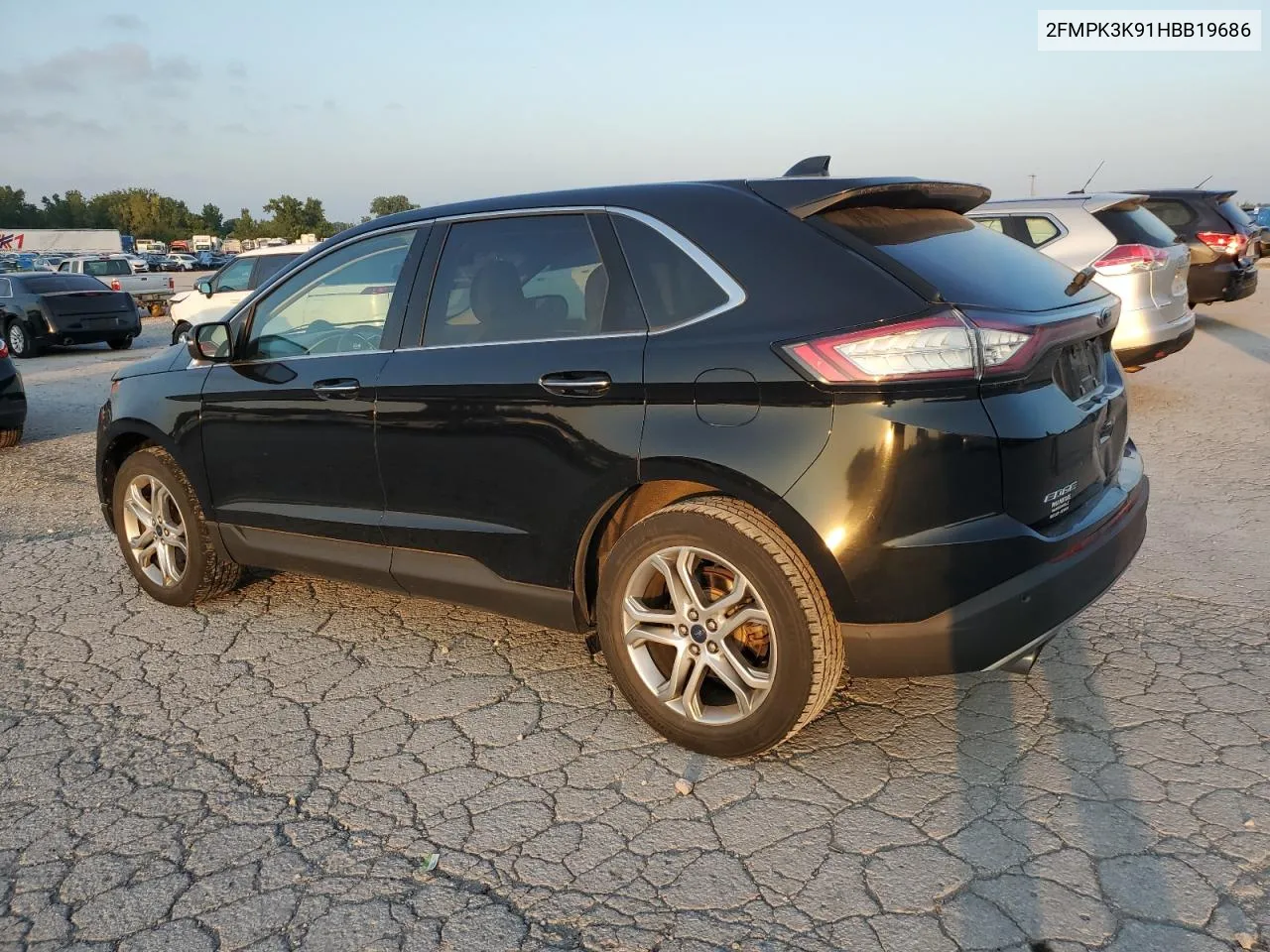 2017 Ford Edge Titanium VIN: 2FMPK3K91HBB19686 Lot: 66192034