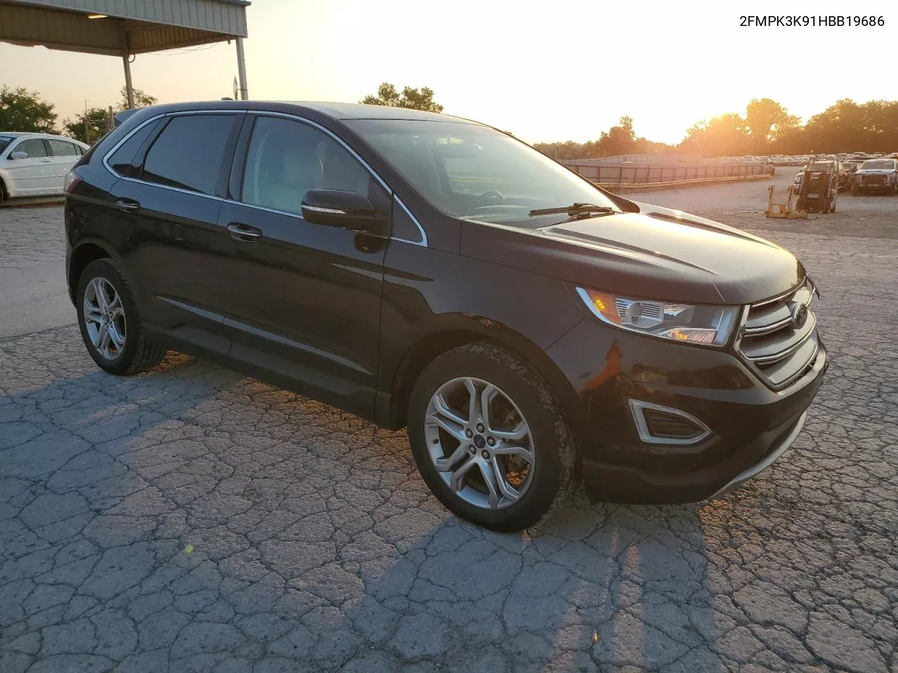 2017 Ford Edge Titanium VIN: 2FMPK3K91HBB19686 Lot: 66192034