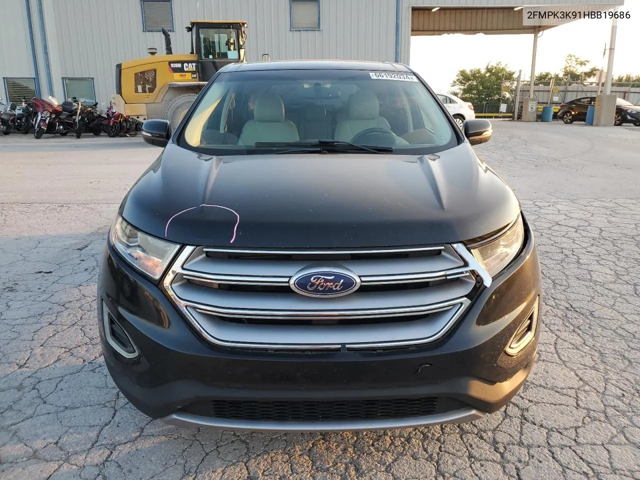 2017 Ford Edge Titanium VIN: 2FMPK3K91HBB19686 Lot: 66192034