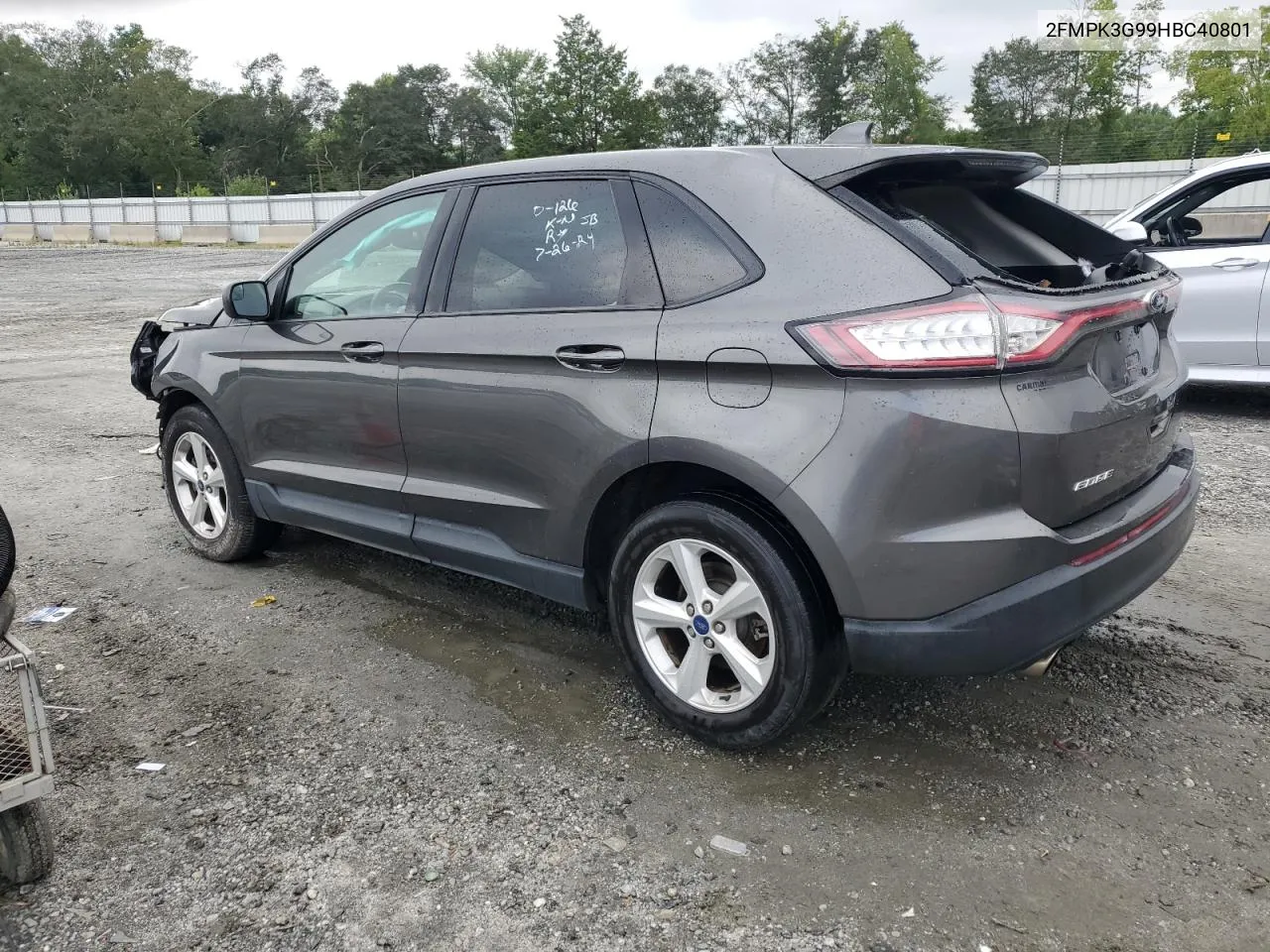 2017 Ford Edge Se VIN: 2FMPK3G99HBC40801 Lot: 67281964